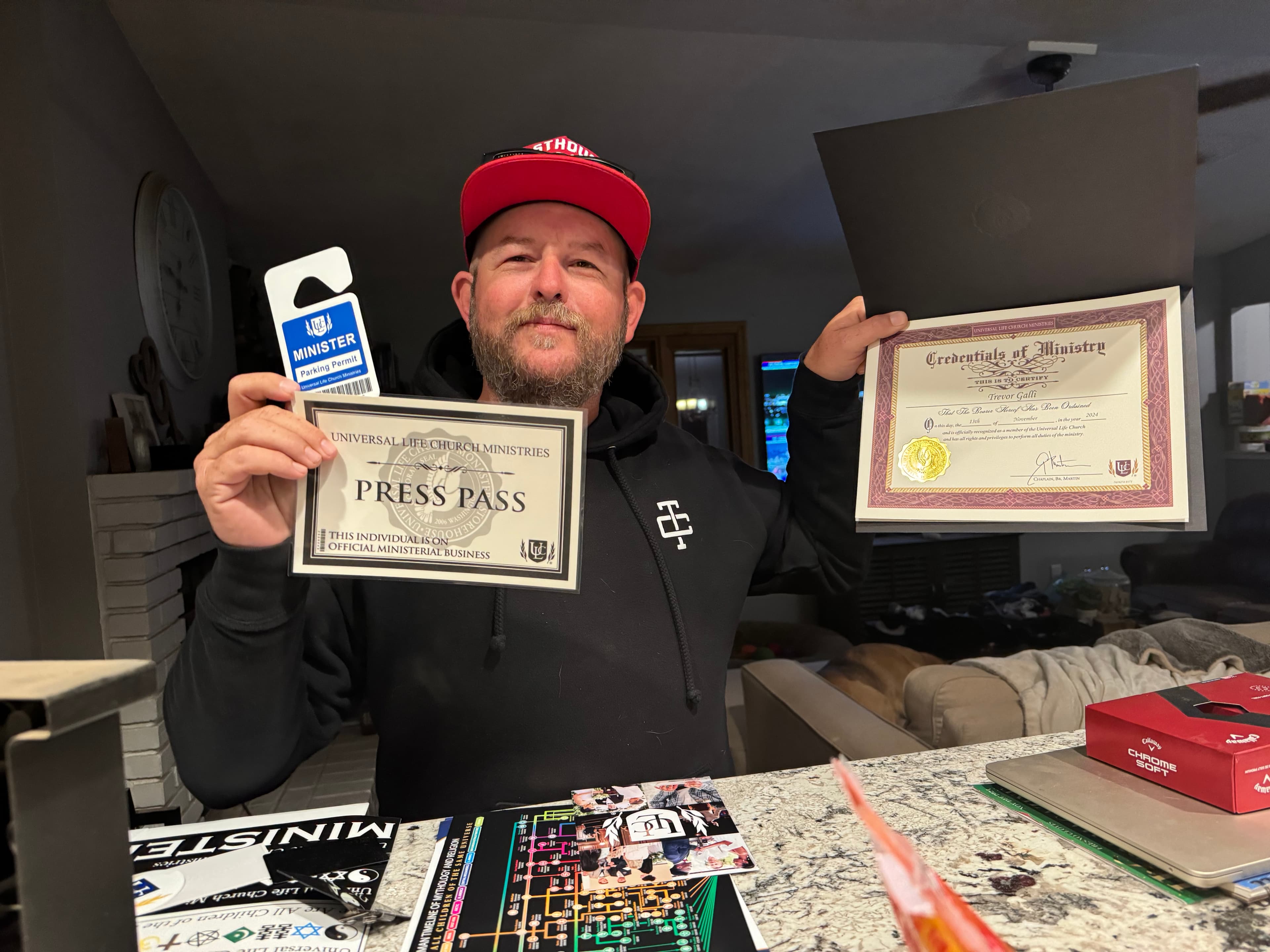 rev trevor galli's banner